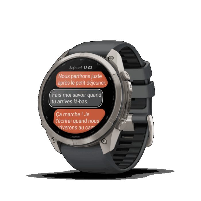 Montre Garmin Fenix 9 Pro inReach 51 mm Titanium – Image 2
