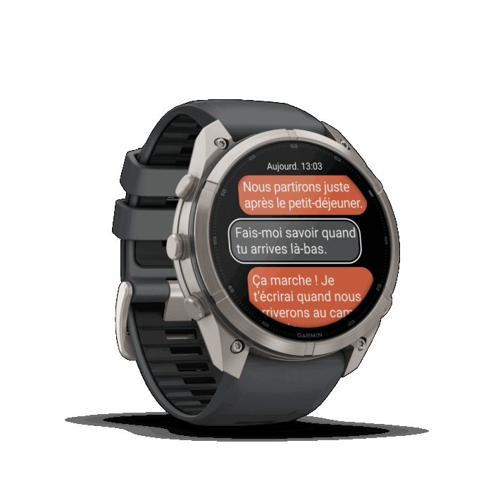 Montre Garmin Fenix 9 Pro inReach 51 mm Titanium – Image 8