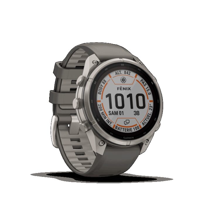 Montre Garmin Fenix 9 Pro Solar inReach 47 mm Titanium – Image 6