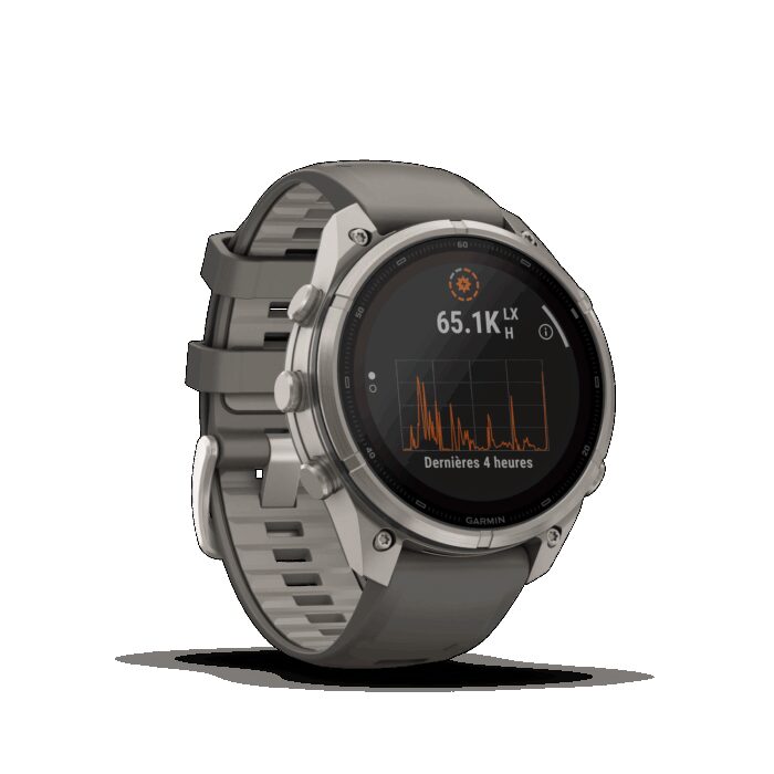 Montre Garmin Fenix 9 Pro Solar inReach 47 mm Titanium – Image 8