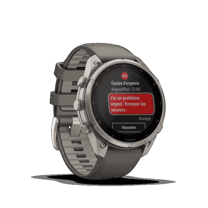 Montre Garmin Fenix 9 Pro Solar inReach 47 mm Titanium – Image 9