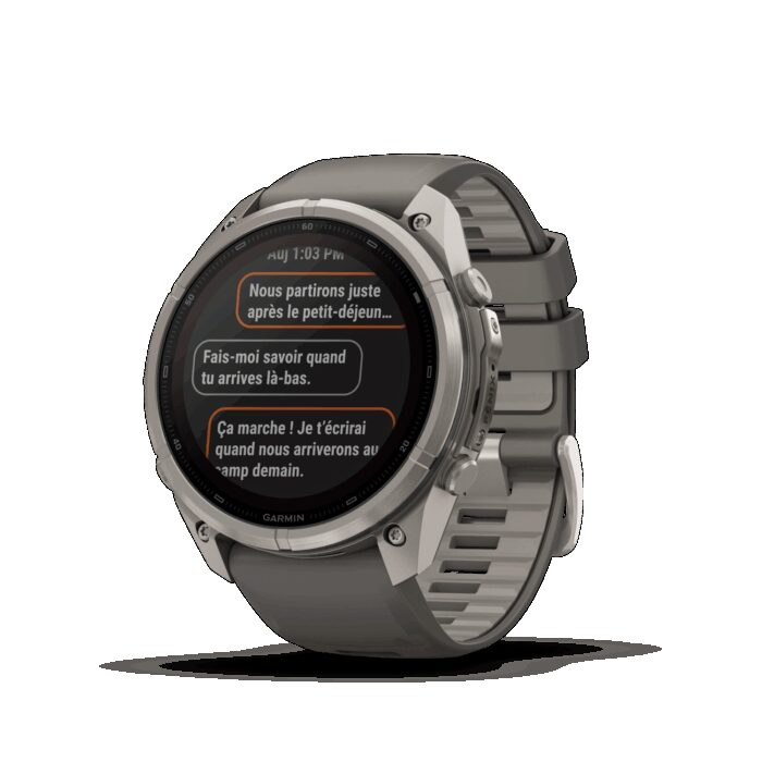 Montre Garmin Fenix 9 Pro Solar inReach 51 mm Titanium – Image 2
