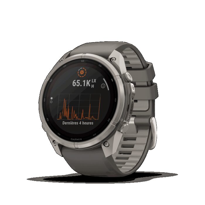Montre Garmin Fenix 9 Pro Solar inReach 51 mm Titanium – Image 3