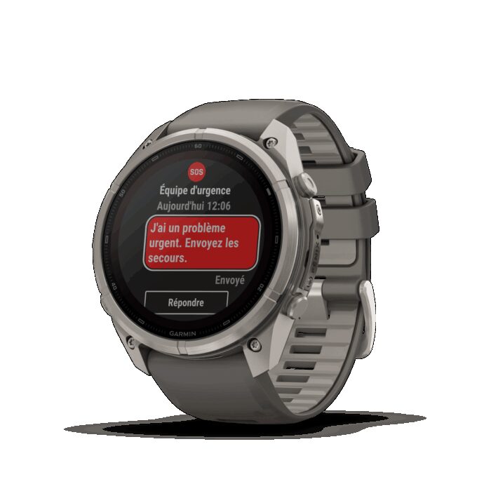 Montre Garmin Fenix 9 Pro Solar inReach 51 mm Titanium – Image 4