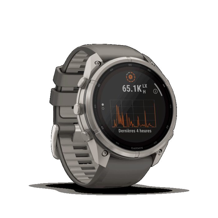 Montre Garmin Fenix 9 Pro Solar inReach 51 mm Titanium – Image 8