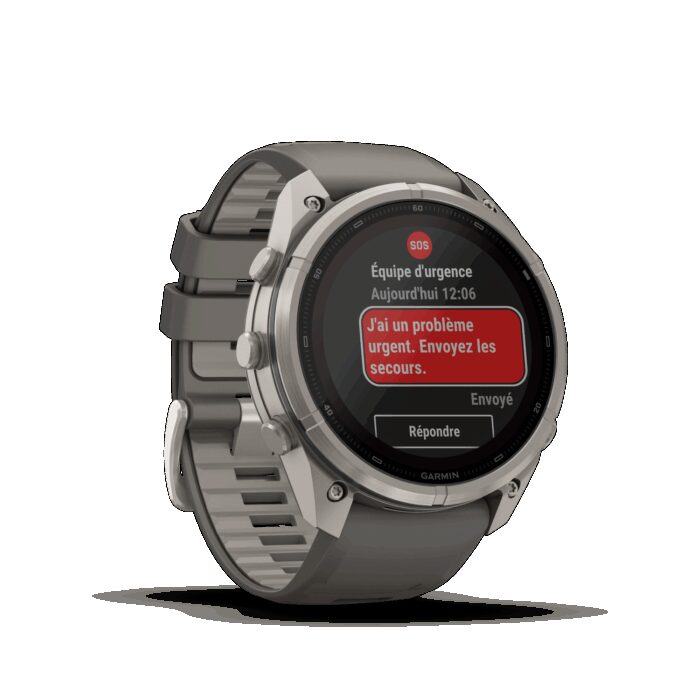 Montre Garmin Fenix 9 Pro Solar inReach 51 mm Titanium – Image 9