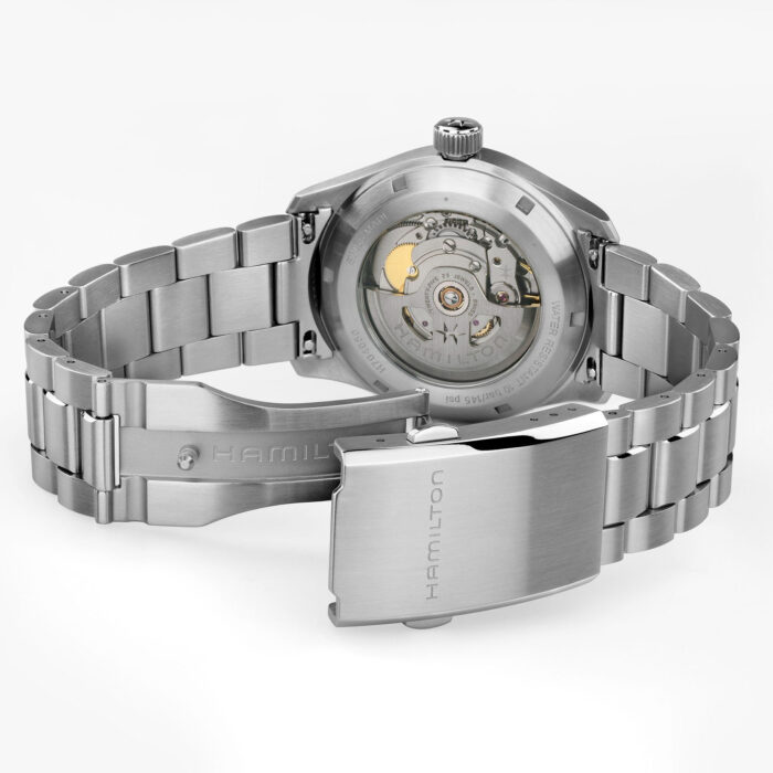 Montre Hamilton Khaki Field Murph Auto 38 mm Cadran Bleu Bracelet Acier – Image 6